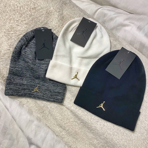 Jordan Jumpman Metal Cuffed Beanies 